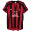 AC Milan Camiseta 2003 2004 Casa Roja - Camiseta Ac Milan | escamisetasfutbol