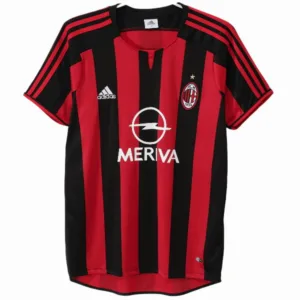 AC Milan Camiseta 2003 2004 Casa Roja - Camiseta Ac Milan | escamisetasfutbol