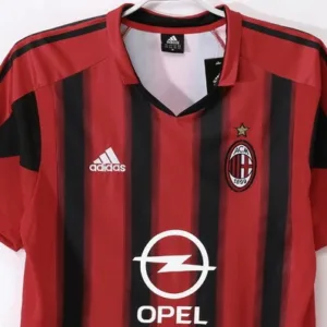 AC Milan Camiseta 2004 2005 Casa Roja - Camiseta Ac Milan | escamisetasfutbol