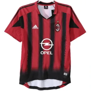 AC Milan Camiseta 2004 2005 Casa Roja - Camiseta Ac Milan | escamisetasfutbol