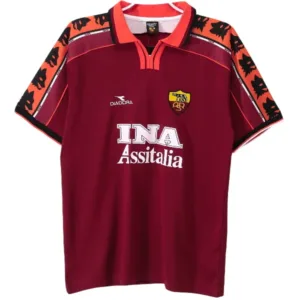 AS Roma Camiseta Casa Roja - Camiseta As Roma | escamisetasfutbol