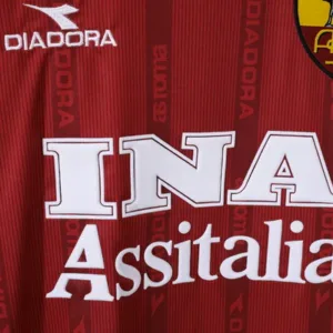 AS Roma Camiseta 2000 Casa Roja - Camiseta As Roma | escamisetasfutbol