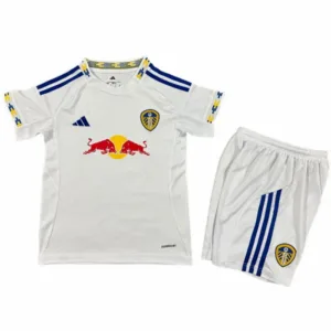 Leeds United Niños Conjunto 2025 2026 Casa Blanco - Tuta Leeds United Niños | escamisetasfutbol