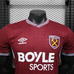West Ham United Camiseta Edición Jugadores 2025 2026 Casa Roja - Camiseta West Ham United | escamisetasfutbol