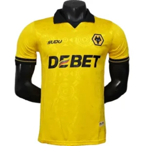 Wolves FC Camiseta Edición Jugadores 2025 2026 Casa Amarilla | escamisetasfutbol