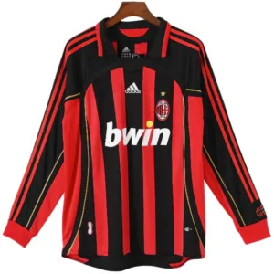 AC Milan Camiseta 2006 2007 Casa Roja - Camiseta Ac Milan | escamisetasfutbol