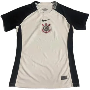 Corinthians Paulista Mujer Camiseta 2025 2026 Casa Blanca - Camisetas De Futbol Personalizadas | escamisetasfutbol