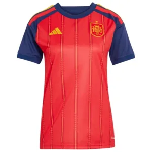 España Mujer Camiseta 2026 Casa Roja - Camiseta España Mujer Blanca | escamisetasfutbol