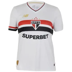 São Paulo Mujer Camiseta 2025 2026 Casa Blanca - Camiseta Sao Paulo Mujer | escamisetasfutbol