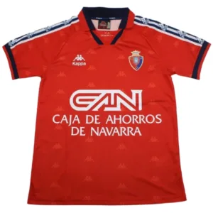 CA Osasuna Camiseta Casa Roja - Camisetas De Futbol Retro | escamisetasfutbol