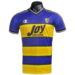 Parma Camiseta 2001 2002 Casa Azul - Camiseta Real Madrid Parmalat | escamisetasfutbol