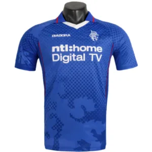 Rangers Camiseta 2002 2003 Casa Azul - Camiseta Rangers De Talca | escamisetasfutbol