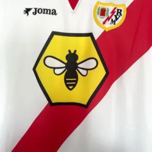 Rayo Vallecano de Madrid Camiseta 2001 2002 Casa Blanca - Camiseta Rayo Vallecano De Madrid | escamisetasfutbol