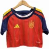 España Mujer Camiseta 2026 Casa Roja - Camiseta España Mujer Blanca | escamisetasfutbol