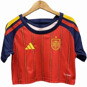 España Mujer Camiseta 2026 Casa Roja - Camiseta España Mujer Blanca | escamisetasfutbol