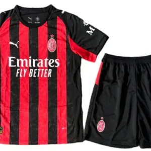 AC Milan Conjunto 2025 2026 Casa Rojo - Maglia Ac Milan | escamisetasfutbol