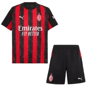 AC Milan Conjunto 2025 2026 Casa Rojo - Maglia Ac Milan | escamisetasfutbol