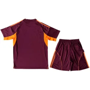 AS Roma Conjunto 2025 2026 Casa Rojo - Maglia As Roma | escamisetasfutbol
