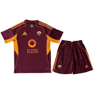 AS Roma Conjunto 2025 2026 Casa Rojo - Maglia As Roma | escamisetasfutbol