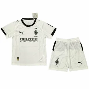 Borussia Mönchengladbach Niños Conjunto 2025 2026 Casa Blanco - Tuta Borussia Mönchengladbach Niños | escamisetasfutbol