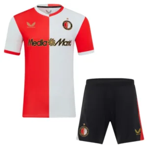 Feyenoord Rotterdam Niños Conjunto 2025 2026 Casa Rojo - Feyenoord Rotterdam Niños Barata | escamisetasfutbol