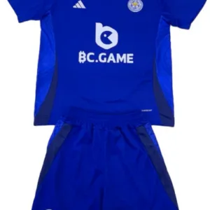 Leicester City Conjunto 2024 2025 Casa Azul - Maglia Leicester City | escamisetasfutbol