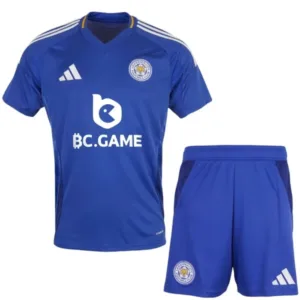 Leicester City Conjunto 2024 2025 Casa Azul - Maglia Leicester City | escamisetasfutbol