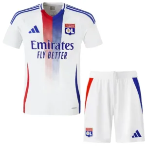 Lyon Conjunto 2024 2025 Casa Blanco - Tuta Lyon | escamisetasfutbol