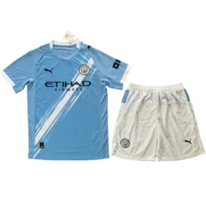 Manchester City Conjunto 2025 2026 Casa Azul - Maglia Manchester City | escamisetasfutbol