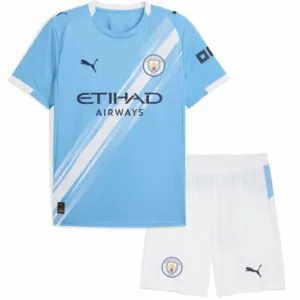 Manchester City Conjunto 2025 2026 Casa Azul - Maglia Manchester City | escamisetasfutbol