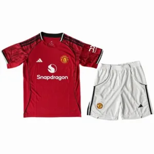 Manchester United Conjunto 2025 2026 Casa Rojo - Maglia Manchester United | escamisetasfutbol