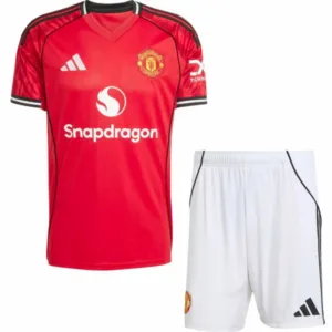 Manchester United Conjunto 2025 2026 Casa Rojo - Maglia Manchester United | escamisetasfutbol
