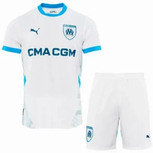 Marsella Conjunto 2024 2025 Casa Blanco - Tuta Marsella | escamisetasfutbol
