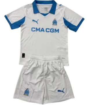 Marsella Conjunto 2025 2026 Casa Blanco - Tuta Marsella | escamisetasfutbol