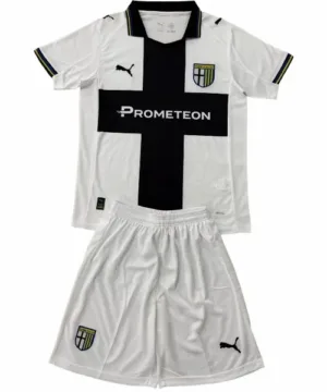 Parma Conjunto 2025 2026 Casa Blanco - Maglia Parma | escamisetasfutbol
