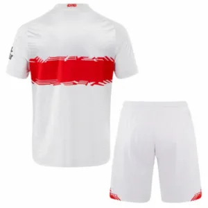 VfB Stuttgart Conjunto 2025 2026 Casa Blanco - Vfb Stuttgart Equipacion | escamisetasfutbol
