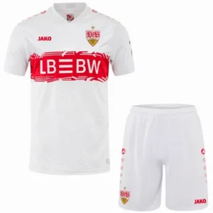 VfB Stuttgart Conjunto 2025 2026 Casa Blanco - Vfb Stuttgart Equipacion | escamisetasfutbol