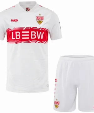 VfB Stuttgart Conjunto 2025 2026 Casa Blanco - Vfb Stuttgart Equipacion | escamisetasfutbol