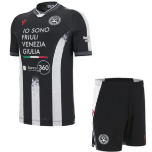 Udinese Conjunto 2025 2026 Casa Negro - Maglia Udinese | escamisetasfutbol