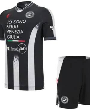 Udinese Conjunto 2025 2026 Casa Negro - Maglia Udinese | escamisetasfutbol