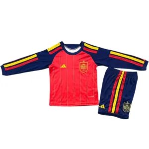 España Niños Conjunto 2026 Casa Azul - España Niños Barata | escamisetasfutbol