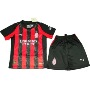 AC Milan Niños Conjunto 2025 2026 Casa Rojo - Tuta AC Milan Niños | escamisetasfutbol