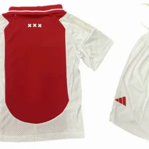 Ajax Niños Conjunto 2024 2025 Casa Rojo - Tuta Ajax Niños | escamisetasfutbol