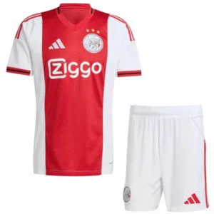 Ajax Niños Conjunto 2025 2026 Casa Rojo - Ajax Niños Barata | escamisetasfutbol
