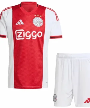 Ajax Niños Conjunto 2025 2026 Casa Rojo - Ajax Niños Barata | escamisetasfutbol