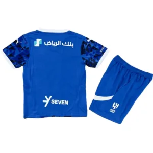 Al Hilal Saudi Niños Conjunto 2024 2025 Casa Azul - Tuta Al Hilal Saudi Niños | escamisetasfutbol