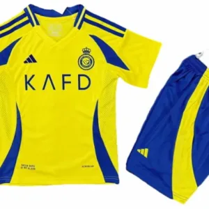 Al-Nassr FC Niños Conjunto 2024 2025 Casa Amarillo - Tuta Al-Nassr FC Niños | escamisetasfutbol