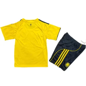 Al-Nassr FC Niños Conjunto 2025 2026 Casa Amarillo - Tuta Al-Nassr FC Niños | escamisetasfutbol