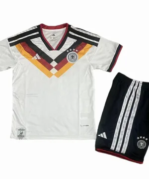 Alemania Niños Conjunto 2026 Casa Blanco - Equipacion Alemania Niños | escamisetasfutbol