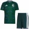 Arabia Saudita Niños Conjunto 2026 Casa Verde - Arabia Saudita Niños Barata | escamisetasfutbol
